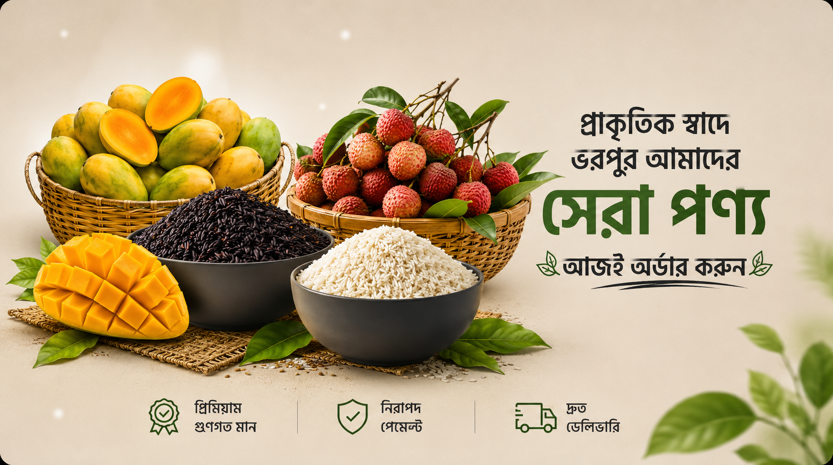Organic Food Theme for Kishor Online